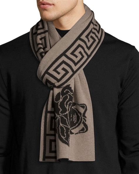 versace men's scarf|Men’s Versace scarves .